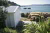 La baie devant le Chocolate Fish Cafe La baie devant le Chocolate Fish Cafe