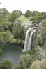 Les Whangarei Falls vues du haut